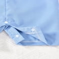 thumbnail image 5 of ZEHJUHAN Easter Baby Boy Sleeveless Cartoon Bunny & Letter Embroidered Bodysuit Cute Spring Summer Outfit Blue，0-3M, 5 of 7