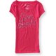 thumbnail image 1 of Aeropostale Womens Sequin Script Graphic T-Shirt, rosa, pequeña Aeropostale Camiseta gráfica, 1 of 2