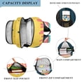thumbnail image 3 of FORMRS Unisex School Backpack 17" Student Travel Bag with Laptop Compartment, Blue UFO, 3 of 7