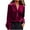 Wine Velvet Tops for Women, variant on Kinrui Women's Velvet Tops Long Sleeve V Neck Pearl T-Shirt Trendy Formal Evening Party Holiday Shirts Business Work Blouse Blue,L