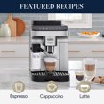 thumbnail image 3 of (Open Box) De'Longhi ECAM29084SB Magnifica Evo with LatteCrema System Coffee and Espresso Machine (Silver), 3 of 5