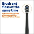 Waterpik SonicFusion 2.0 Flossing Toothbrush, Electric Toothbrush & Water Flosser Combo, Black