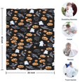 thumbnail image 4 of Halloween Autumn Pattern Blanket,Comfortable Soft Flannel Throw Blanket,All Season,Warm Lightweight Blankets for Sofa Bed Couch Living Room Chair,30"x40", 4 of 4