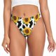 thumbnail image 1 of Fotbe Cute Cow Print Sunflower B Tanga Sin Costuras para Mujer con Estampado – Panties Invisibles, Transpirables y Cómodos para Uso Diario-Medium, 1 of 6