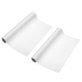 thumbnail image 1 of Uxcell 16 pies x 14 pulgadas rollo de papel para caballete de arte, 2 piezas de papel de regalo para manualidades, blanco, 1 of 5