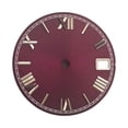 thumbnail image 2 of Milageto Roman Numerals Dial 28.5mm Easily Install Directly Replace for NH35 Movement Red, 2 of 8