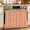 Light Orange, variant on Sage Green Ombre Oven Skirt Curtain 27"Wx20"L, Waterproof Ruffled Stove Cover Skirt with 8 Ribbon Ties, Modern Moire Abstract Art Luxury Decorative Oven Door Curtain for Kitchen Dishwasher Cabinet