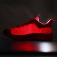 thumbnail image 6 of 2026New+Plus Size Men's Trendy Solid Woven Knit Breathable Running Shoes, Sneakers For Men's Outdoor Activities Comfy Non Slip Lace Up Durable, 6 of 9