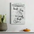 thumbnail image 4 of Bathroom Rules Premium Gallery Wrapped Canvas - Ready to Hang - 40 x 60, 4 of 9