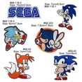 thumbnail image 2 of Pegatina de tela con diseño de Sonic The Hedgehog para hacer tú mismo, parche bordado con diseño de dibujos animados, pegatinas multifuncionales para ropa, 2 of 4