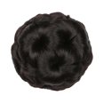 thumbnail image 3 of Xinyolin Faux Synthetic Hair Bun Extension Elastic Wavy Bridal Donut Chignon Hairpiece, 3 of 5