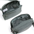 thumbnail image 5 of Riñonera con correa ajustable para mujeres y hombres, mini riñonera para exteriores, riñonera pequeña, negro, gris hierro esquí esquí Gafas de esquí, 5 of 5