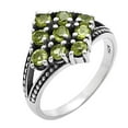 thumbnail image 6 of Natural Peridot 925 Sterling Silver Ring s.7 Jewelry DGR1106_C_7 R-1018, 6 of 7