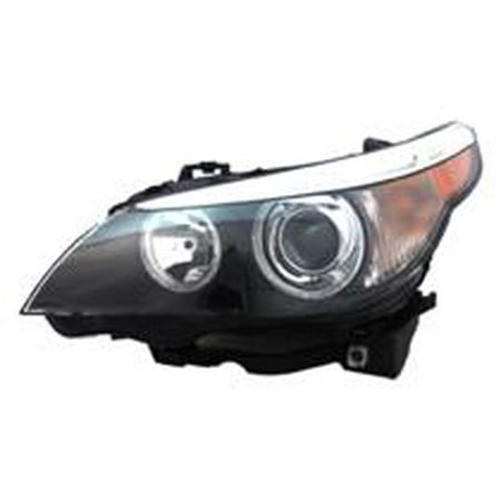 Go-Parts OE Replacement for 2004 - 2007 BMW 525i Front Headlight Assembly Housing / Lens / Cover - Left (Driver) 63 12 7 160 197 BM2502125 Replacement For BMW 525i
