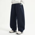 thumbnail image 2 of Gibobby Boys Pants Toddler Kids Little Boys Sweatpants 0-24Months 2T 3T 4T 5T 6T Basic Cozy Active Jogger Pants With Pockets School Pants Toddler Long Pants(4-5 Years,Navy), 2 of 7