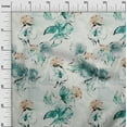 thumbnail image 3 of oneOone Cotton Poplin Sea Green Fabric Floral & Sewing Craft Projects Fabric Prints By Yard 42 Inch Wide, 3 of 6