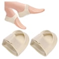 thumbnail image 1 of Protectores de talón Almohadillas ajustables para el talón Cierre de gancho y bucle Soportes para el talón Amarillo Pequeño, 1 of 7