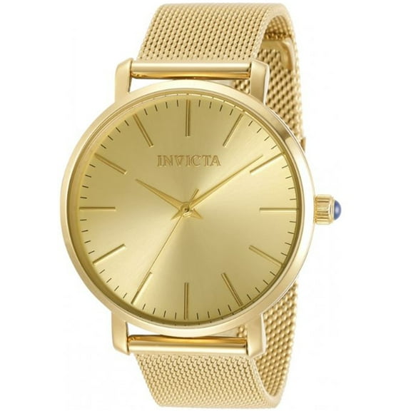 Invicta Women's Angel Quartz Watch with Stainless Steel Strap, Gold, 18 (Model: