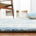 thumbnail image 3 of SAFAVIEH Micro-Loop Larry Oriental Area Rug, Blue/Ivory, 5' x 8', 3 of 10