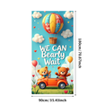 thumbnail image 6 of LUUFILx Teddy Bear We Can Bearly Wait Banner with Balloons Roses Baby Shower Backdrop Background Photography Props Party Supplies Decorations, 6 of 8