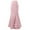 Pink, variant on Women's Vintage Victorian Gothic Mermaid Long Skirt High Waist Tiered Fishtail Pencil Maxi Skirt
