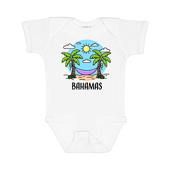 Inktastic Summer Vacation in the Bahamas Boys or Girls Baby Bodysuit