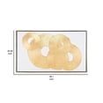 thumbnail image 2 of 35 x 59 Modern Canvas Painting  Artful Subtle Gold Rings  Abstract Pattern, 2 of 5