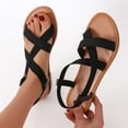 thumbnail image 1 of Sandalias de mujer de verano Calzado casual Sandalias casuales de mujer de color sólido Wmkox8yii nm5194, 1 of 5