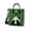 Green, variant on Adorable Panda Print Tote Bag for Women, Lightweight Shoulder Bag with Detachable Strap, Soft Rubber Handles for Shopping Travel Work and Casual Outing,Army Green
