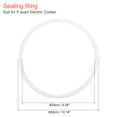 thumbnail image 3 of Uxcell 8 Quart Sealing Ring with Silicone Gasket for Electric Pressure Cooker 1 Set, 3 of 4