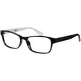 thumbnail image 2 of EV1 Skylar Black +1.25 Reading Glasses with Case, 2 of 8