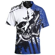 Blade Mens Golf Shirt (Blue)