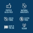 thumbnail image 4 of Good & Honest Popped Chips Sea Salt 85g, British Import (Pack of 6), 4 of 4