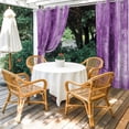 thumbnail image 2 of Purple Outdoor Curtains for Patio Waterproof,Windproof Privacy Curtains with Weighted Bottom,Retro Oil Painting Modern Abstract Art Aesthetics Outside Drapes for Picnic Garage Yard 54"x84" 2 Panel, 2 of 8