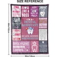 thumbnail image 2 of LHSHID Police Gifts for Women/Men Blanket Flannel Soft and Comfortable Anti static Bed Sofa Blanket 60x80in, 2 of 6