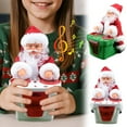 thumbnail image 5 of 2025 Gift for Family Christmas Electric Musical Instrument Performance Santa Claus Musical Toys,White Hand Drum, 5 of 5