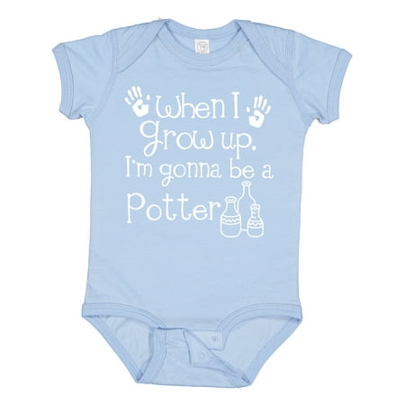 

Inktastic Future Potter Sculptor Pottery Boys or Girls Baby Bodysuit