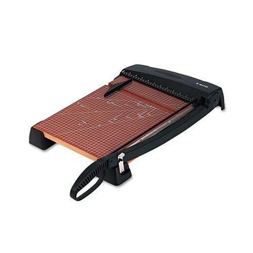 Heavy-Duty Wood Base Guillotine Trimmer 15 Sheets, 12" x 15"