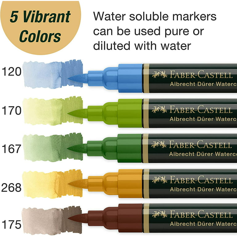 Watercolor Marker: Albrecht Durer Watercolor Markers Gift Box of 10 –  Faber-Castell USA