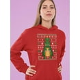 thumbnail image 2 of Dinosaur For Christmas Hoodie Women -Smartprints Designs, Female XX-Large, 2 of 4