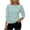 A-Mint Green, variant on CLOISE Sweater Tops for Women Long Sleeve Cut Out Knit Crew Neck Casual Pullover Solid Color Shirt Fall Loose Outfits White XS