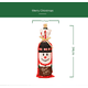 thumbnail image 4 of Bolsa con tapón para botella de vino navideña de 3 piezas, bolsa de vino de Papá Noel, decoración de mesa, juego de vino con decoración navideña, 4 of 5