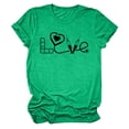 thumbnail image 4 of Camisetas con estampado de letras y cuello redondo de verano para mujer, blusas femeninas cómodas y elegantes, Tops OAVQHLG3B Store lin121212, 4 of 5