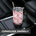 thumbnail image 7 of Love Heart 40oz Stainless Steel Vacuum Insulated Tumbler with Lid and Straw Gifts for Mom Friend Sister Grandma, 7 of 7