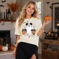 thumbnail image 4 of MOUSYA Halloween Pumpkin Shirts for Women: Cute Ghost T-Shirt Casual Fall Spooky Season Graphic Short Sleeve Graphic Tee Tops, 4 of 14