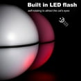thumbnail image 2 of Amdohai Intelligent Interactive Chat Jouet Ball, Automatique Rouler Ball, Jouet Léger de Chat Rechargeable USB, 360 Degrés Auto-Rotation Ball pour Chien de Chat, LED Chat Exercice Chasseur Jouet, 2 of 7