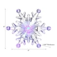 thumbnail image 2 of Décor De Flocon De Neige Acrylique Led - Ensemble De 4, 2 of 4
