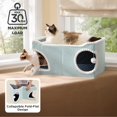 thumbnail image 4 of Cueva plegable para rasguños Bedsure Cat House para interiores, 60 x 40 x 32 cm, 4 of 8