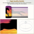 thumbnail image 4 of Linen Drum Lampshades Horse Silhouette Running Vibrant Sunset Dramatic Orange 13"x13"x10" Light Shade for Table Lamps Floor Lamp Shades Lampshade Replacement Assembly Required, 4 of 8