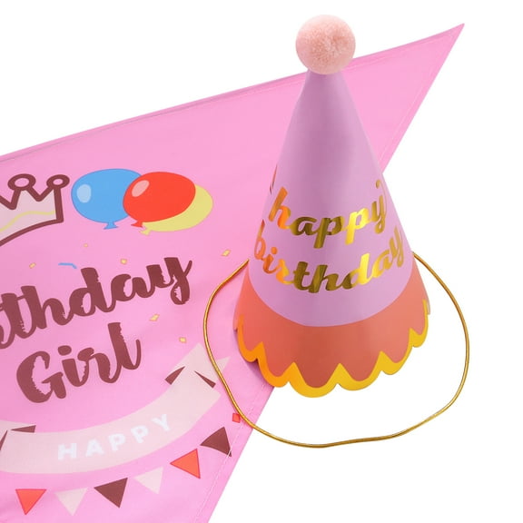 Avaner Dog Birthday Party Supplies, Dog Birthday Bandana Set, Dog Boy Girl Birthday Party Hat Bandana for Large Medium Small Dogs Pet